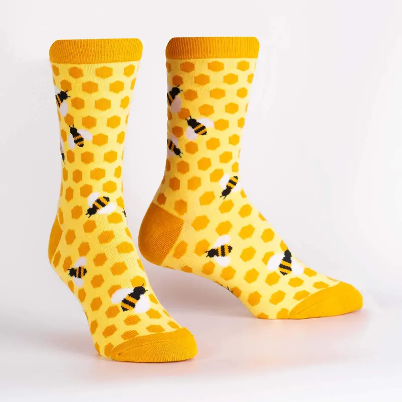 Sock It To Me Bee's Knees Womens Crew Socks 1