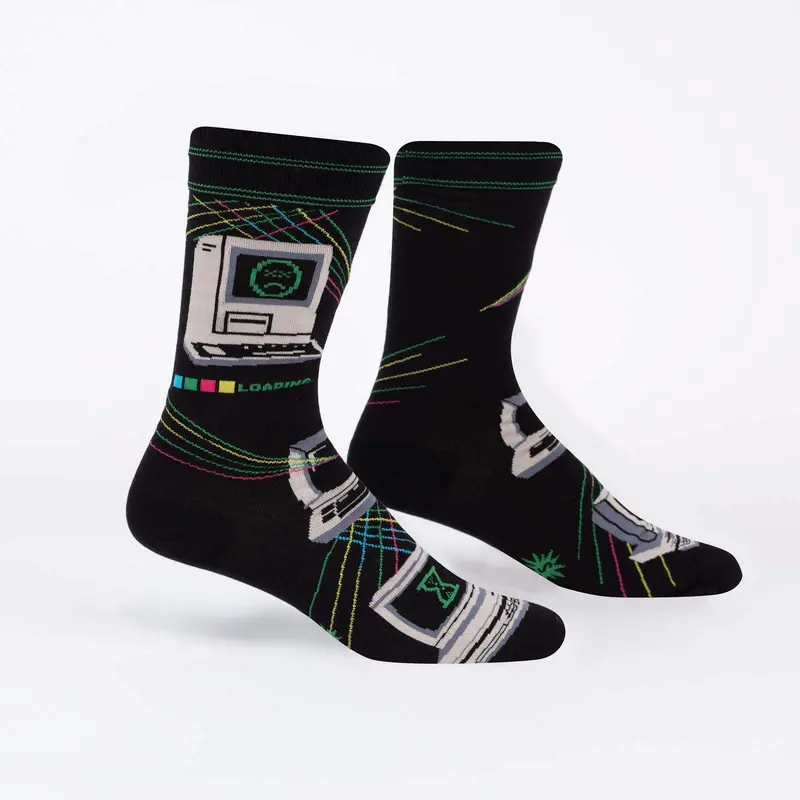 Sock It To Me Control Alt Delete Mens Crew Socks 1