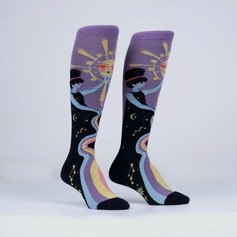 Sock It To Me Cosmic Connection Knee High Socks 1