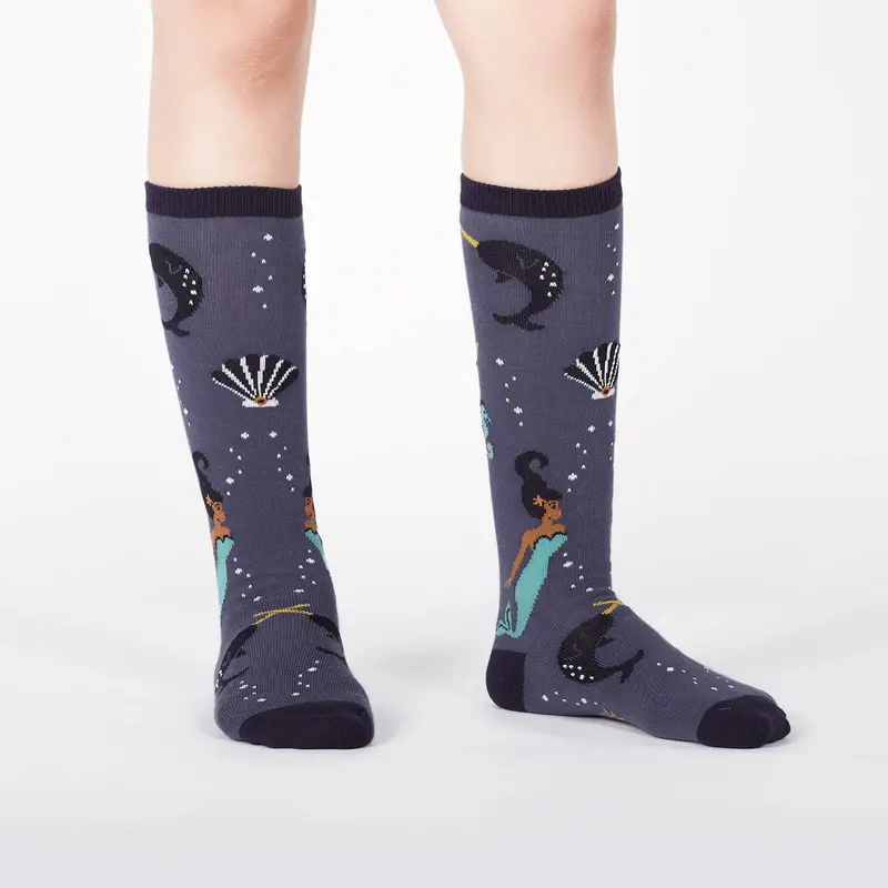 Sock It To Me Deep Sea Queen Youth (Aged3-6) Knee High Socks 1