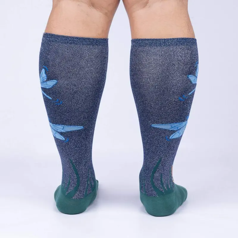 Sock It To Me Dragonfly Stretch Knee High Socks 2