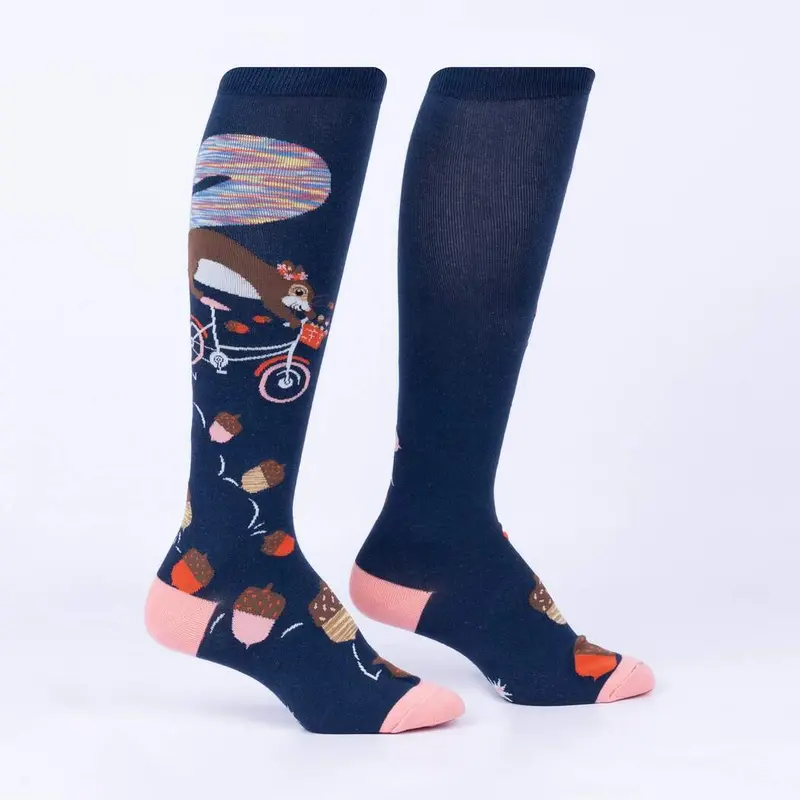 Sock It To Me Feeling Squirrelly Knee High Socks 1