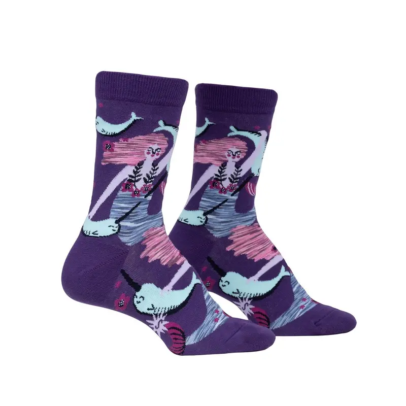 Sock It To Me Fin Friends Womens Crew Socks 1