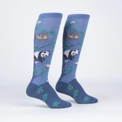 Sock It To Me Forest Snooze Knee High Socks 1