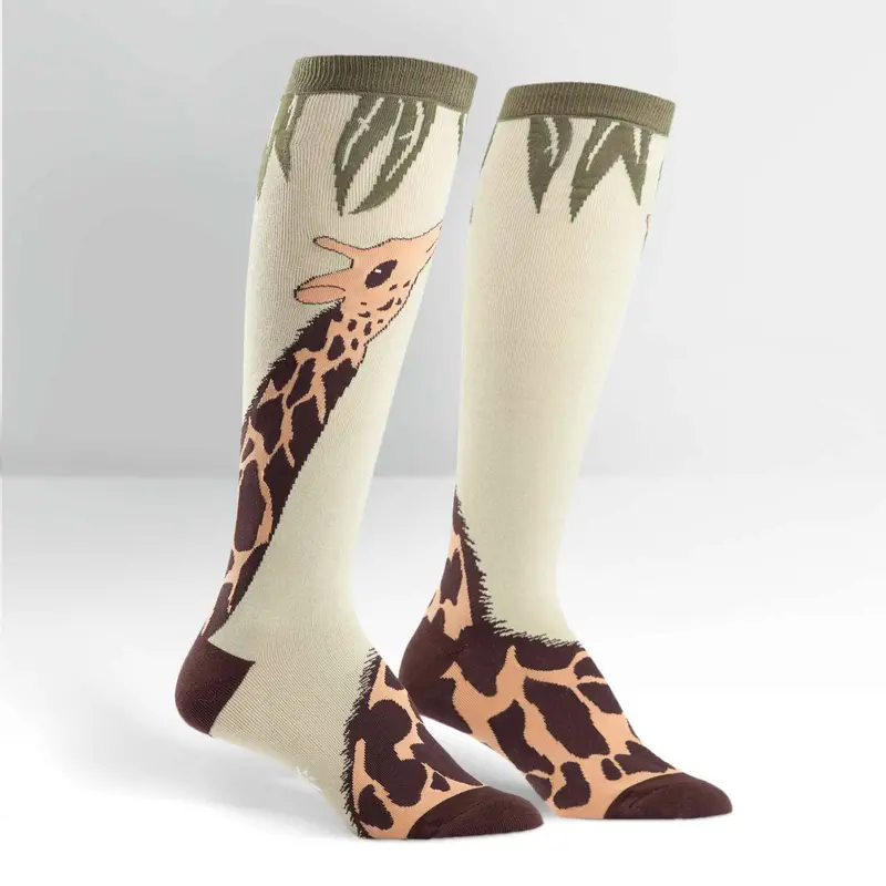 Sock It To Me Giraffe Knee High Socks 1