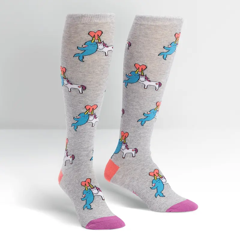 Sock It To Me Great Horns Think Alike Knee High Socks 1