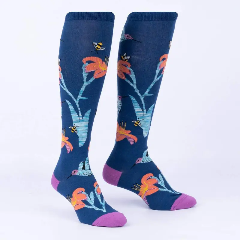 Sock It To Me Hmmmingbird Knee High Socks 1
