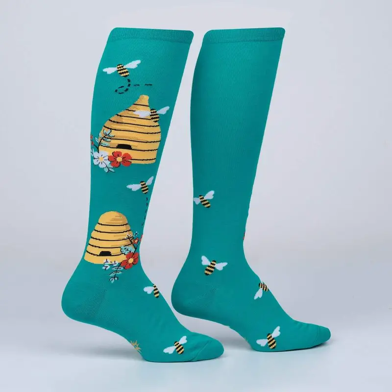 Sock It To Me Honey, I'm Home Knee High Socks 1