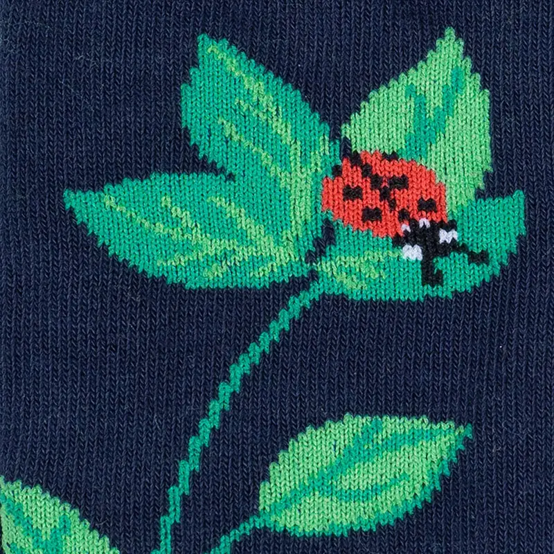 Sock It To Me Luck Be A Lady Bug Junior Knee High Socks 2