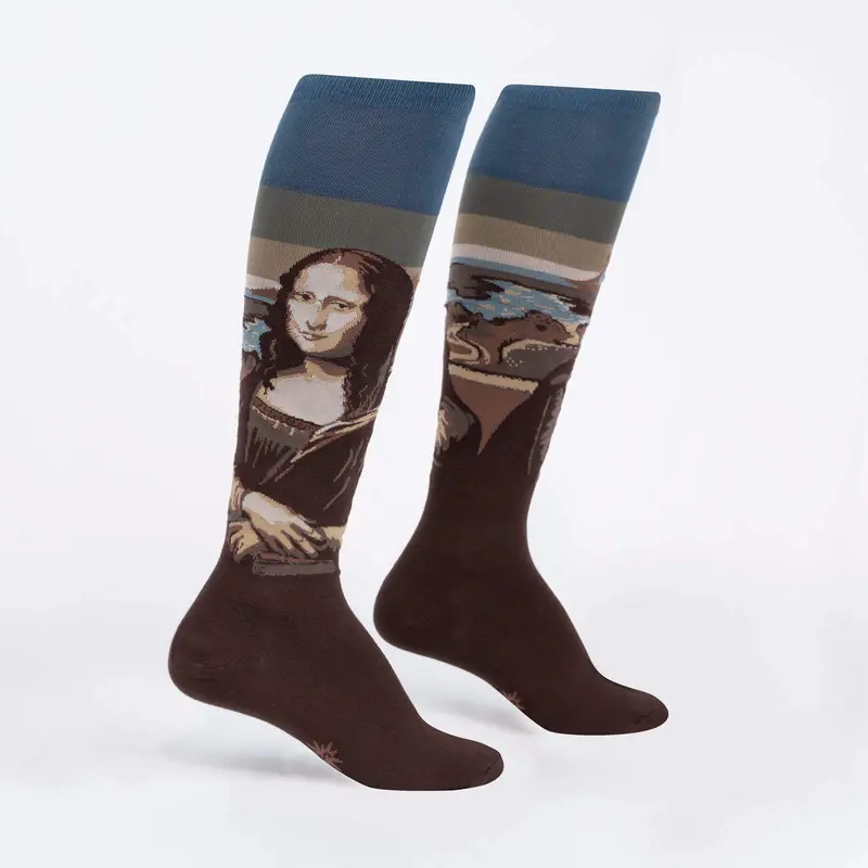 Sock It To Me Mona Lisa Knee High Socks 1