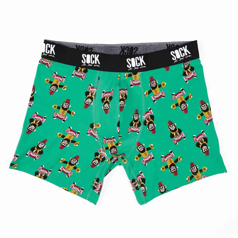 Sock It To Me Monkeying Around Mens Boxers 1