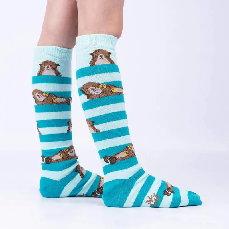 Sock It To Me My Otter Half Youth Knee High Socks 1
