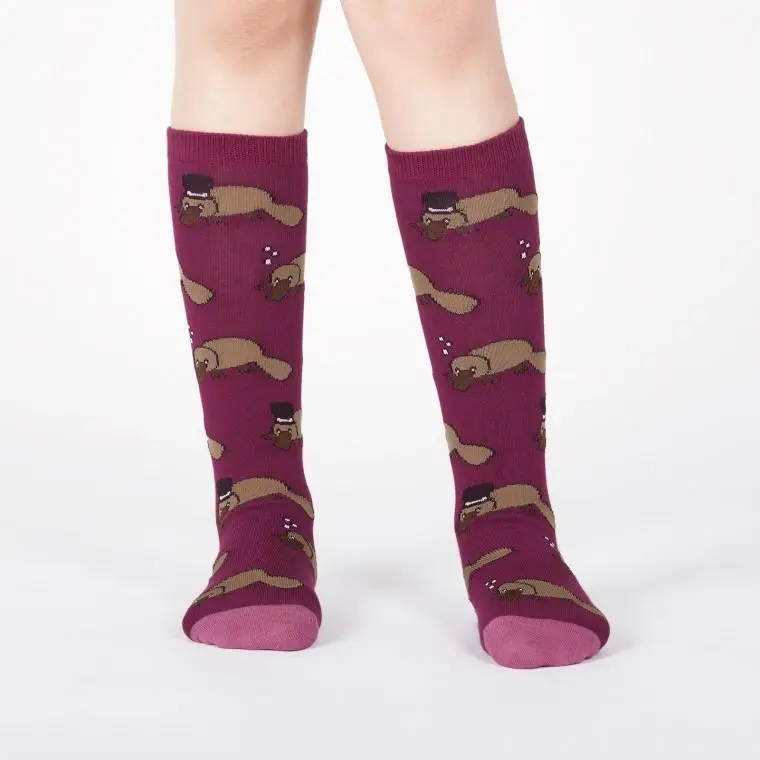 Sock It To Me Plati-Tude Junior (Aged 7-10) Knee High Socks 1