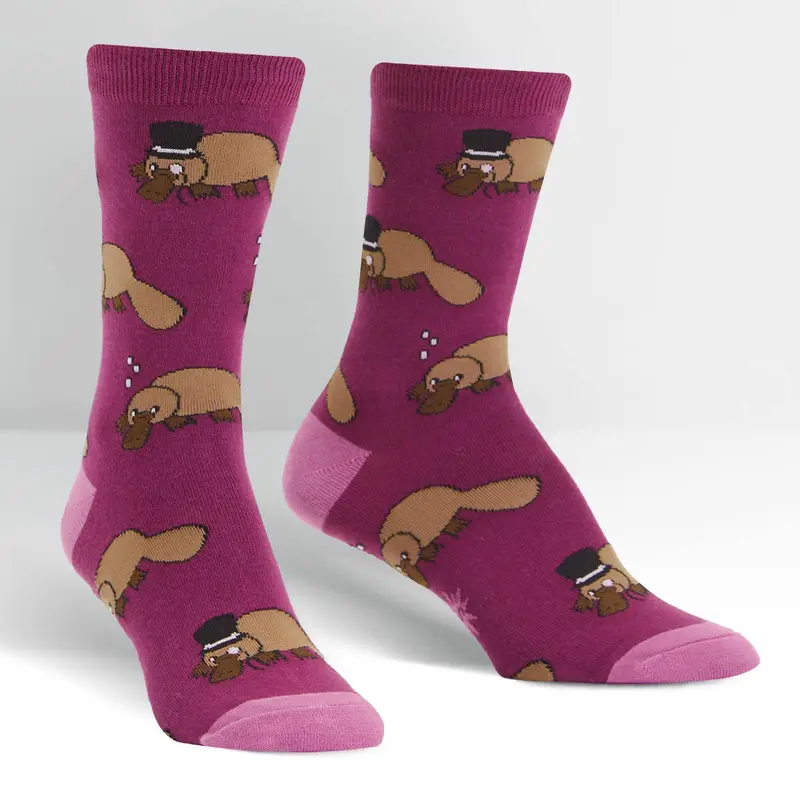 Sock It To Me Plati-Tude Womens Crew Socks 1