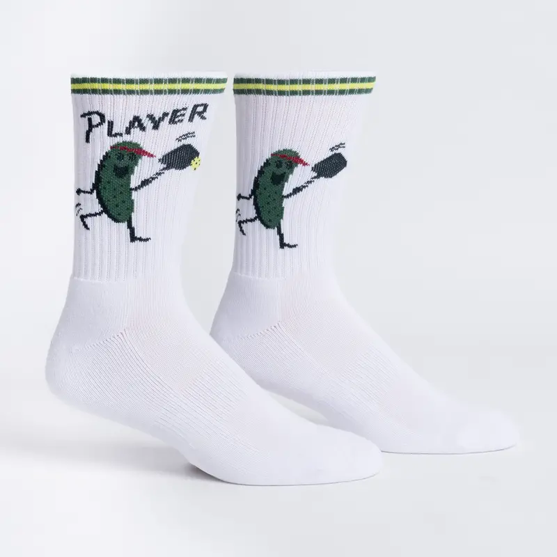 Sock It To Me Player Ribbed Crew Athletic Socks 1