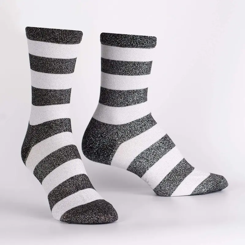 Sock It To Me Puttin' On The Glitz Womens Crew Socks 2