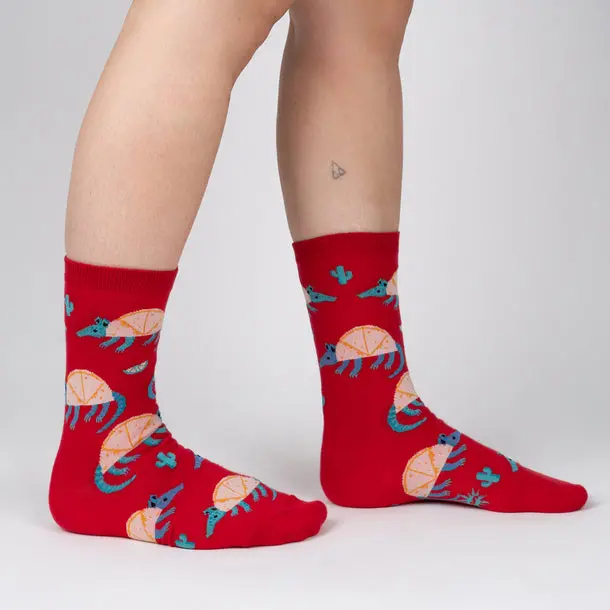 Sock It To Me "Ques-Adillo" Womens Crew Sock 1