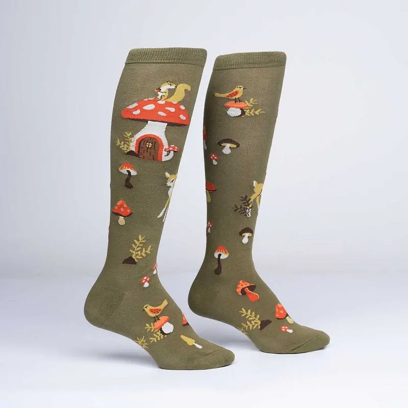 Sock It To Me Shroom And Board Knee High Socks 1
