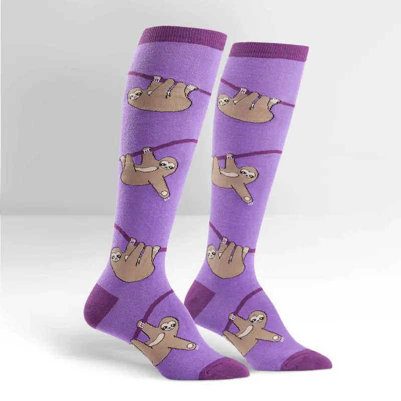 Sock It To Me Sloth Knee High Socks 1