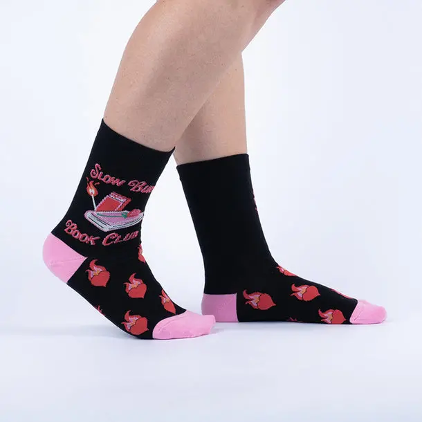 Sock It To Me "Slow Burn" Womens Crew Sock 1
