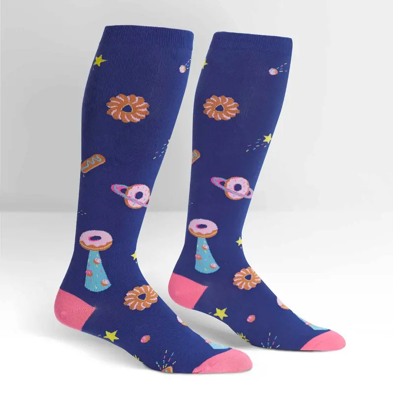 Sock It To Me Stretch Glazed Galaxy Knee High Socks 1