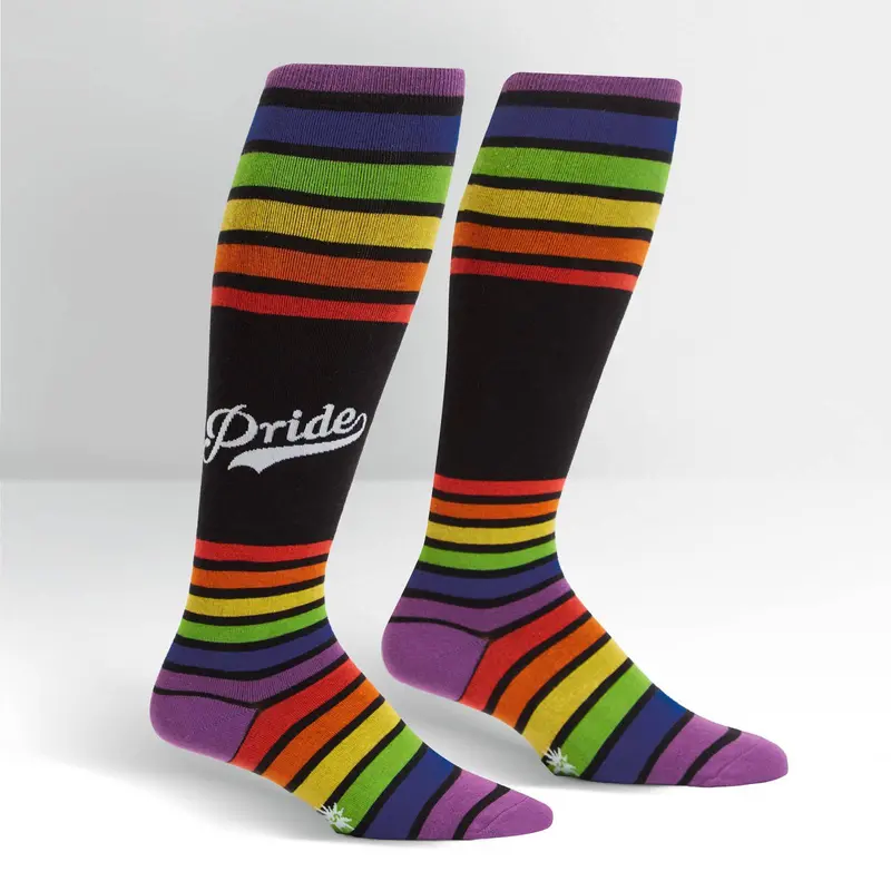 Sock It To Me Stretch Team Pride Knee High Socks 1