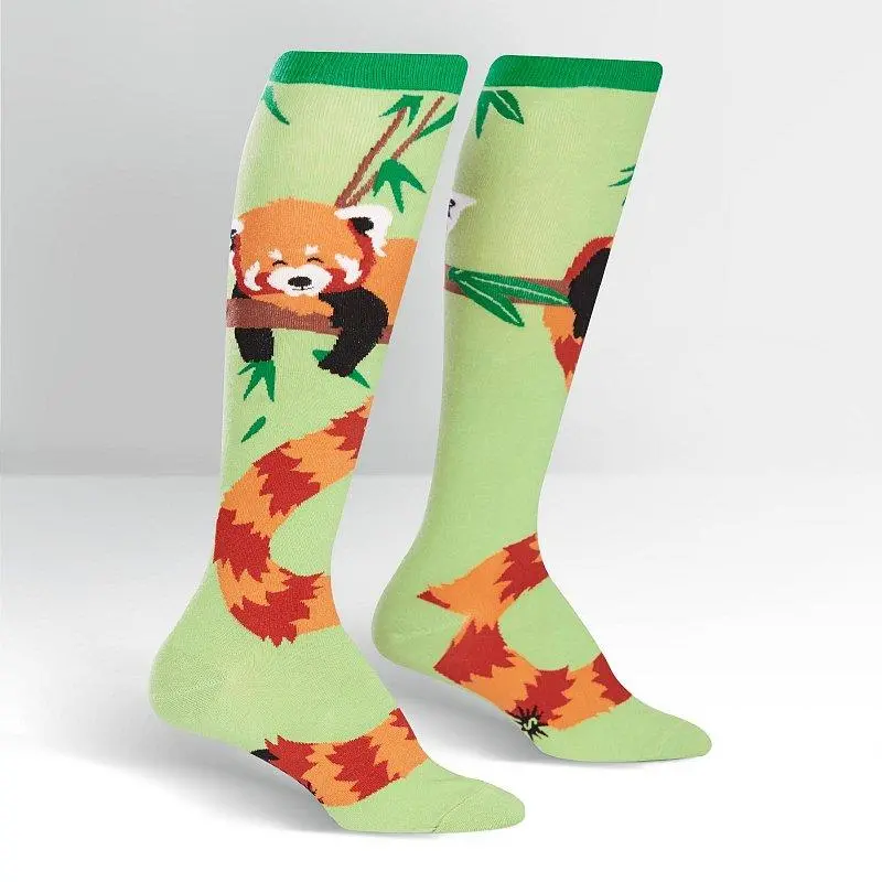Sock It To Me Tale Of The Red Panda Knee High Socks 1