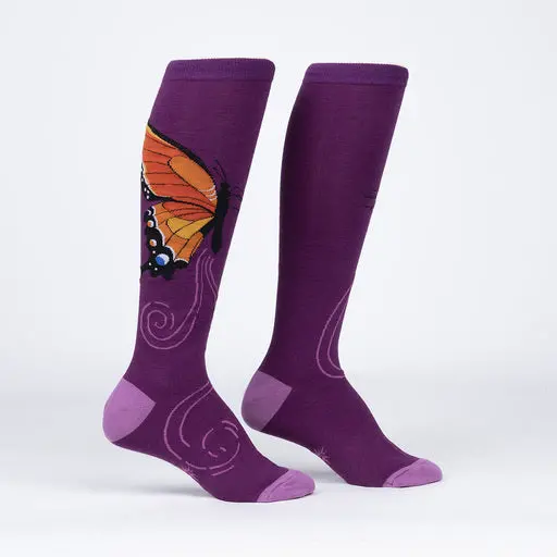 Sock It To Me The Monarch Knee High Socks 1