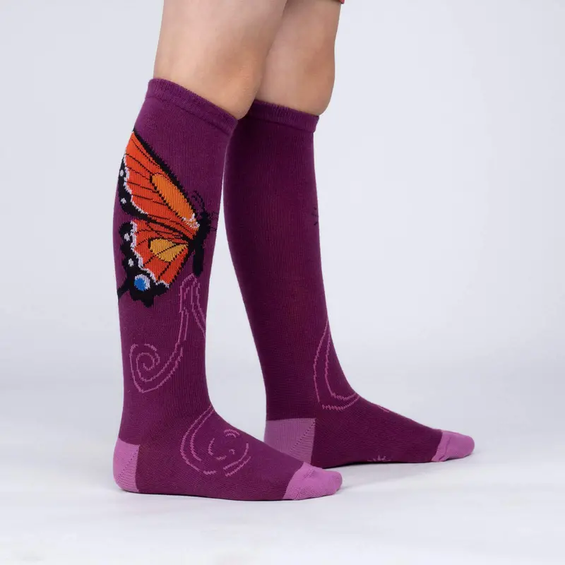 Sock It To Me The Monarch Youth Knee High Socks 1