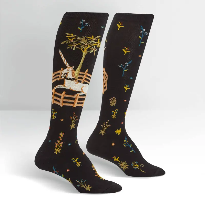 Sock It To Me Unicorn In Captivity Knee High Socks 1