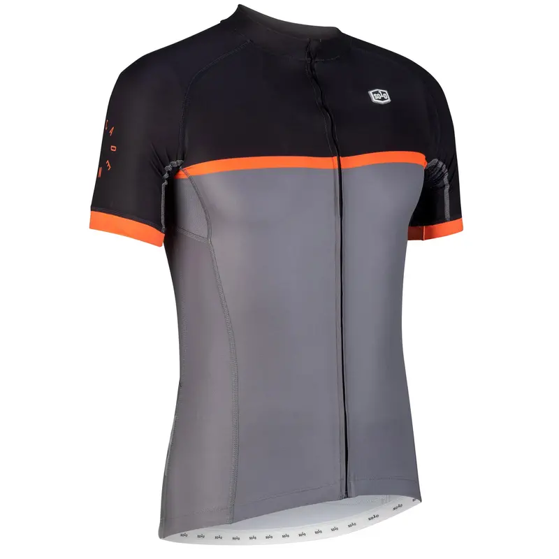 Solo Men's Cadence Jersey, Black/Orange 1