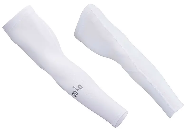 Solo Unisex Sun Sleeves With Ice-Fil Fabric - White 1