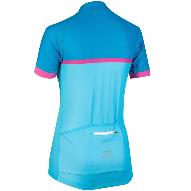 Solo Women's Cadence Jersey, Blue/Pink 2
