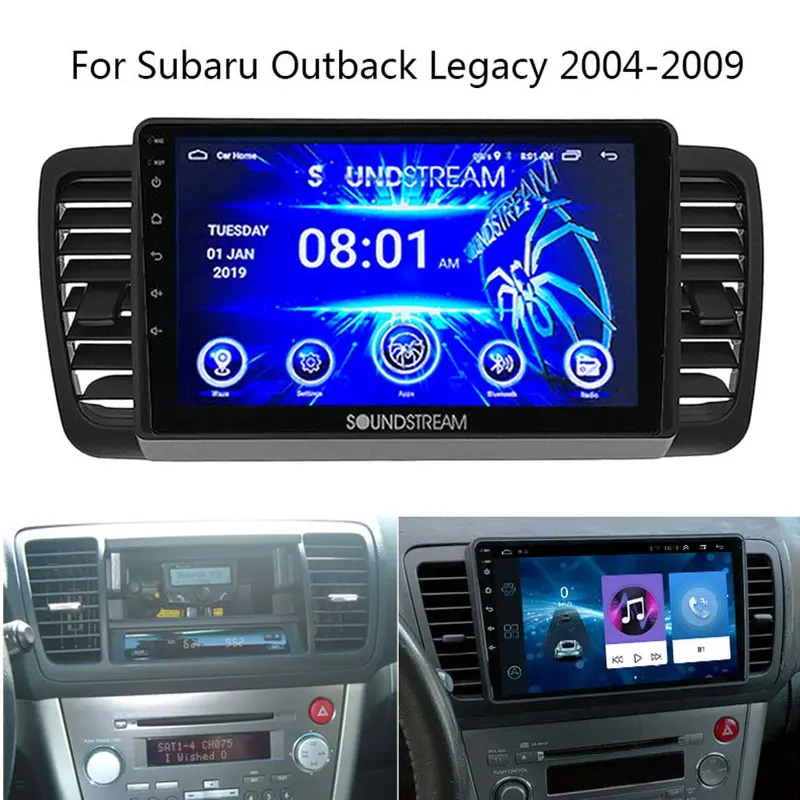Soundstream  Subaru Outback / Legacy (2004 - 2009) 916D 9″ Touch Screen Android Player 1