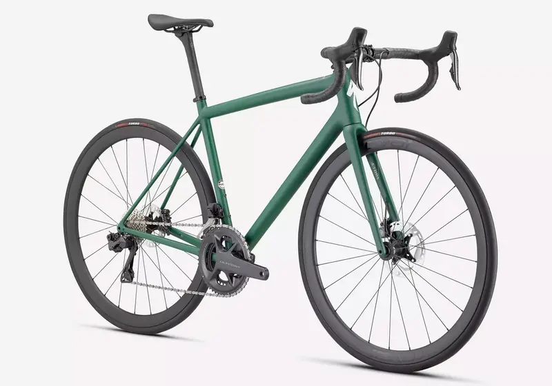 Specialized Aethos Expert Unisex Road Bike - Pine Green 1