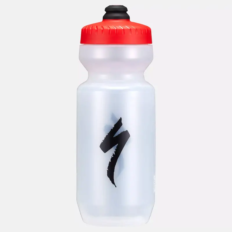 Specialized Purist Mflo Water Bottle S-Logo Transparent/Red 650Ml 1