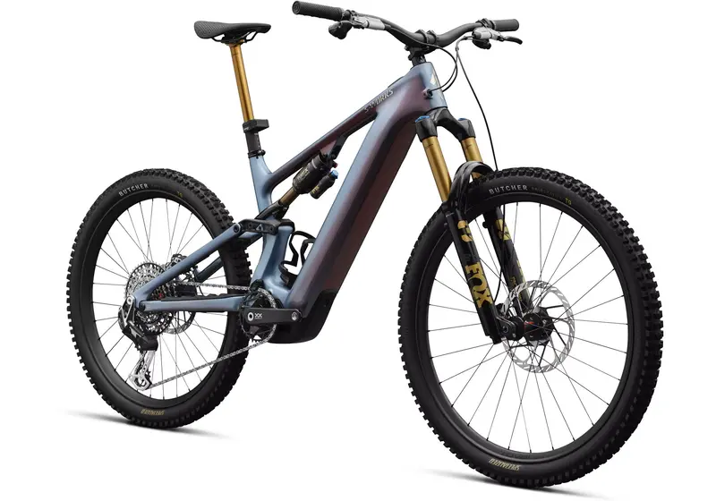 Specialized S-Works Turbo Levo 4 Electric Mountain Bike, Gloss Glacial Metallic 1