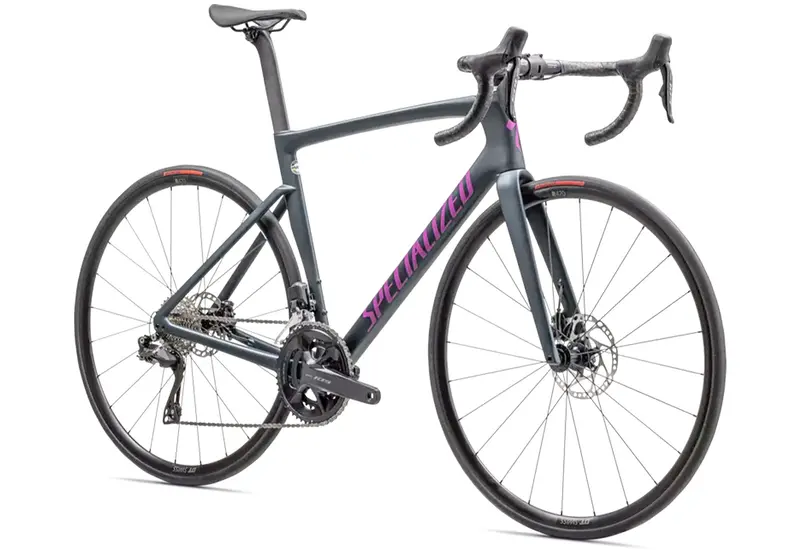 Specialized Tarmac Sl7 Comp Shimano 105 Di2 Unisex Road Bike - Satin Metallic Deep Lake 56Cm 1