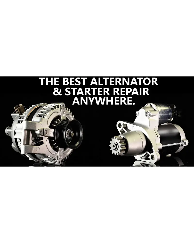 Starter Motor & Alternator Replacement 1