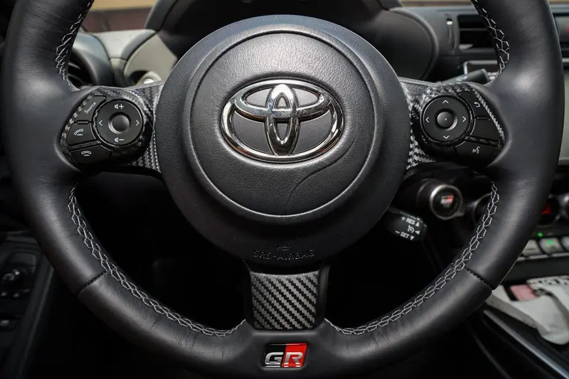Steering Wheel Controls + Lower Spoke 3D Carbon Overlays - 2022+ Brz / Gr86 1