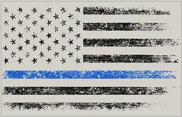 Sun Visor Airbag Label Distressed American Flag Overlays - 2016-2023 Tacoma 2