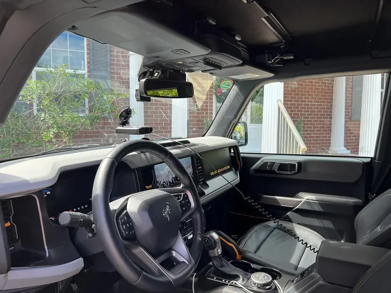 Sun Visor Warning Overlays - 2021+ Bronco Sport 4