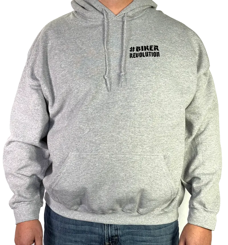 Support Sweatshirt (Hoodie)-Men's-Grey 1