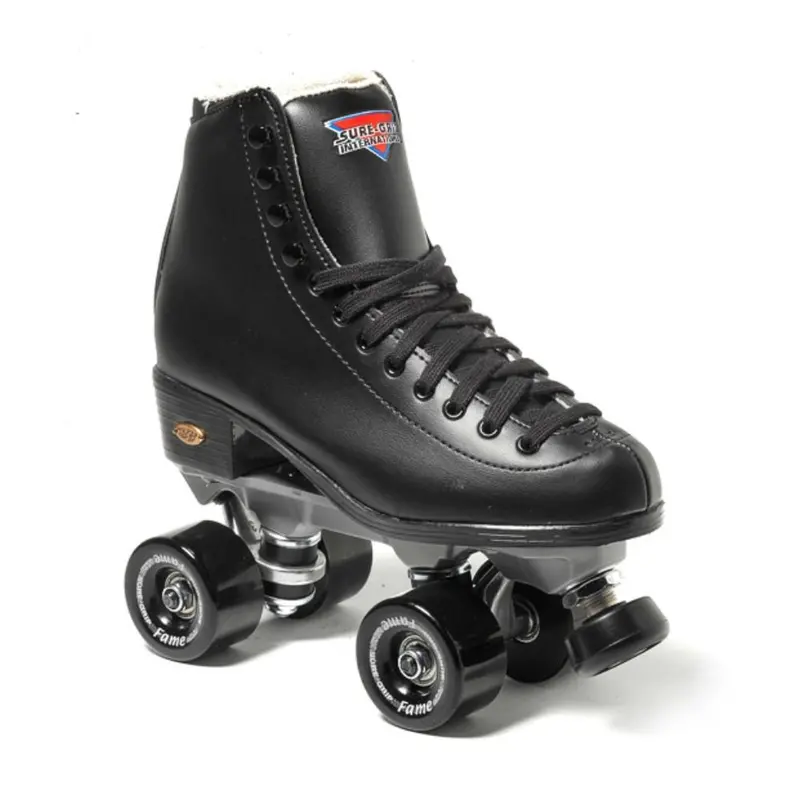 Suregrip Fame Outdoor Roller Skates Black With Motion Wheels 1