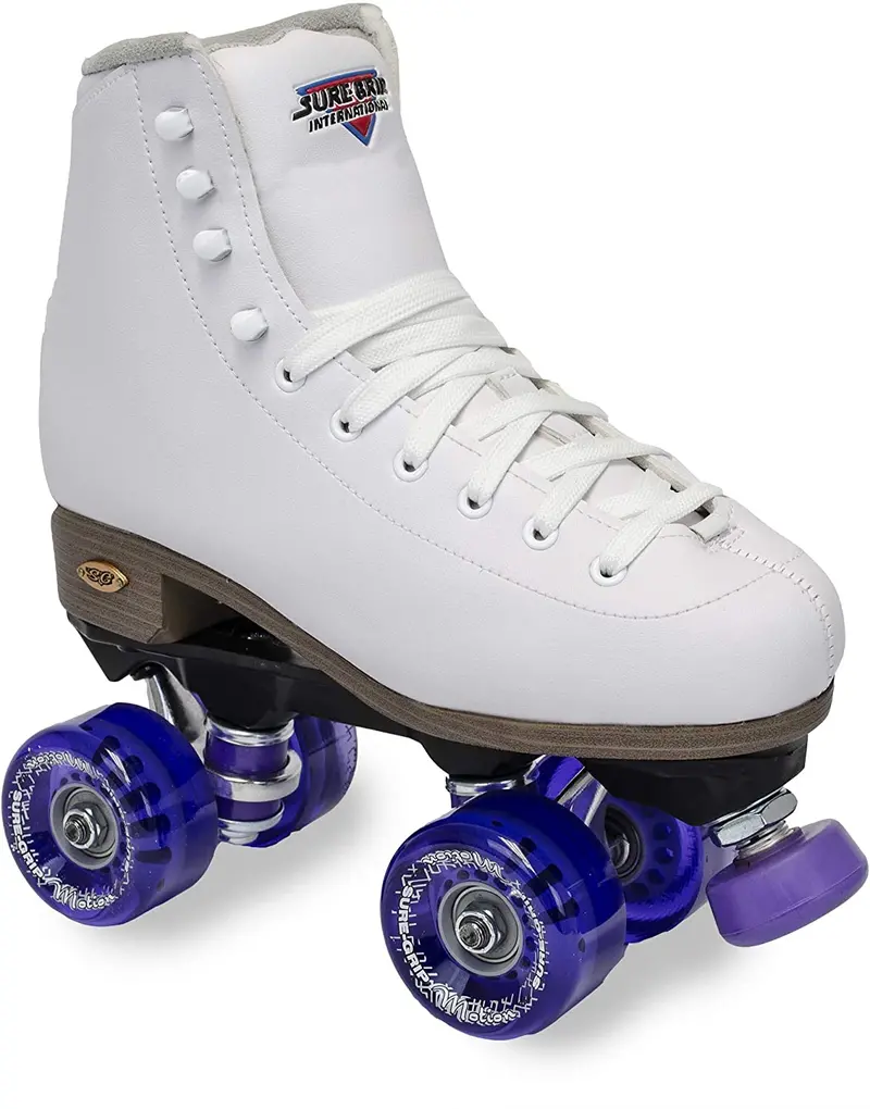 Suregrip Fame Outdoor Roller Skates White With Motion Wheels 1