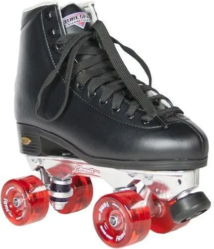 Suregrip Fame Roller Skates Black W Avanti Aluminium 1