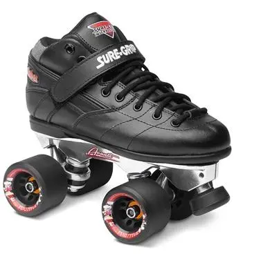 Suregrip Rebel Roller Skates Black W Avanti Aluminium 1