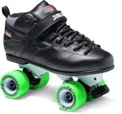 Suregrip Rebel Roller Skates Black W Avenger Magnesium 1