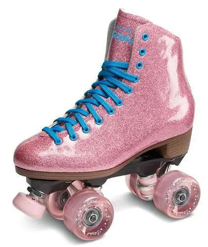 Suregrip Stardust Glitter Pink Roller Skates 1