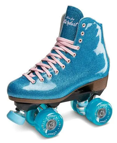 Suregrip Stardust Roller Skates Glitter Blue 1